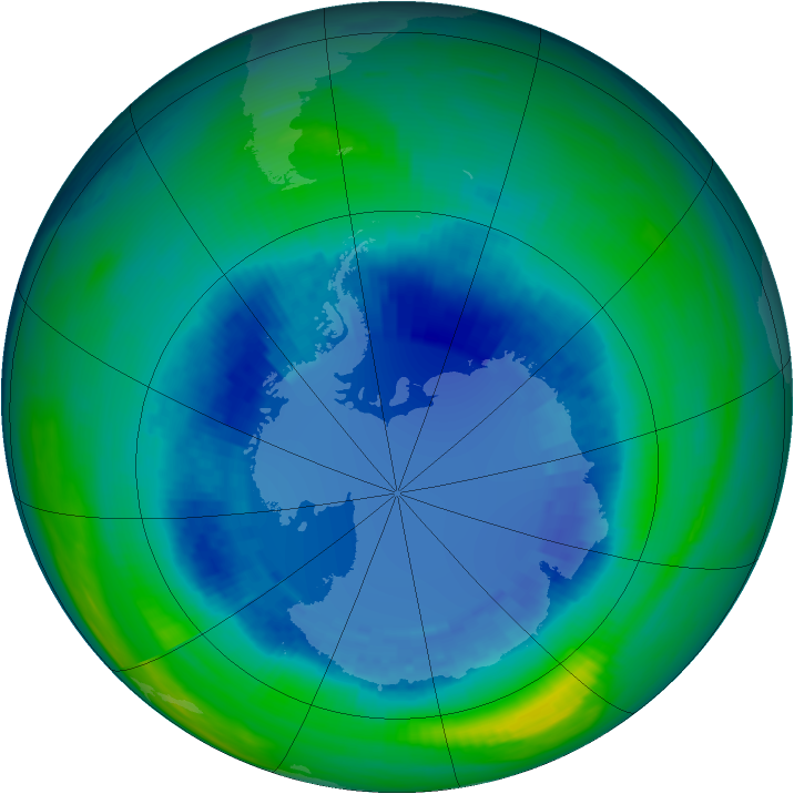 Ozone Map 1990-08-26